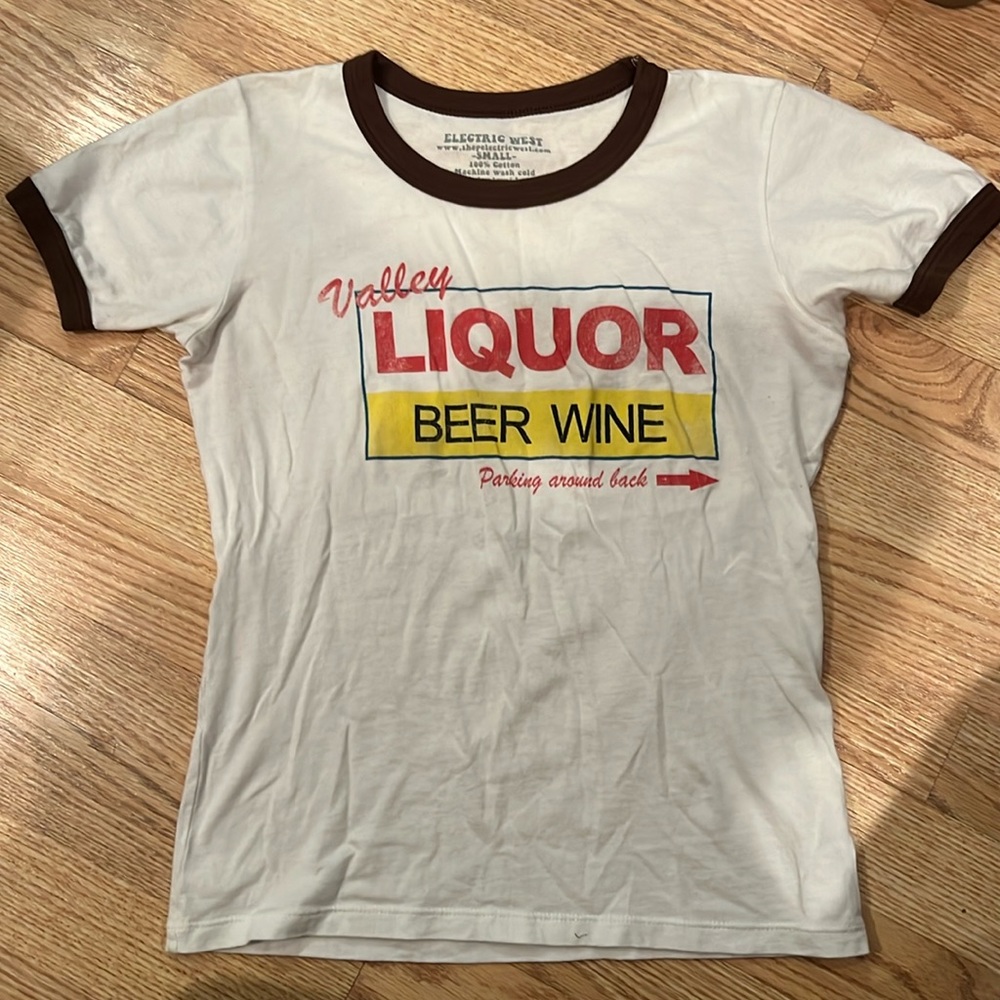 Valley liquor beer wine t-shirt